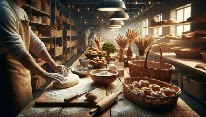 Local artisan bakery dedicated to organic ingredients, daily bread-baking, and sustainable practices, appealing to quality-conscious customers.